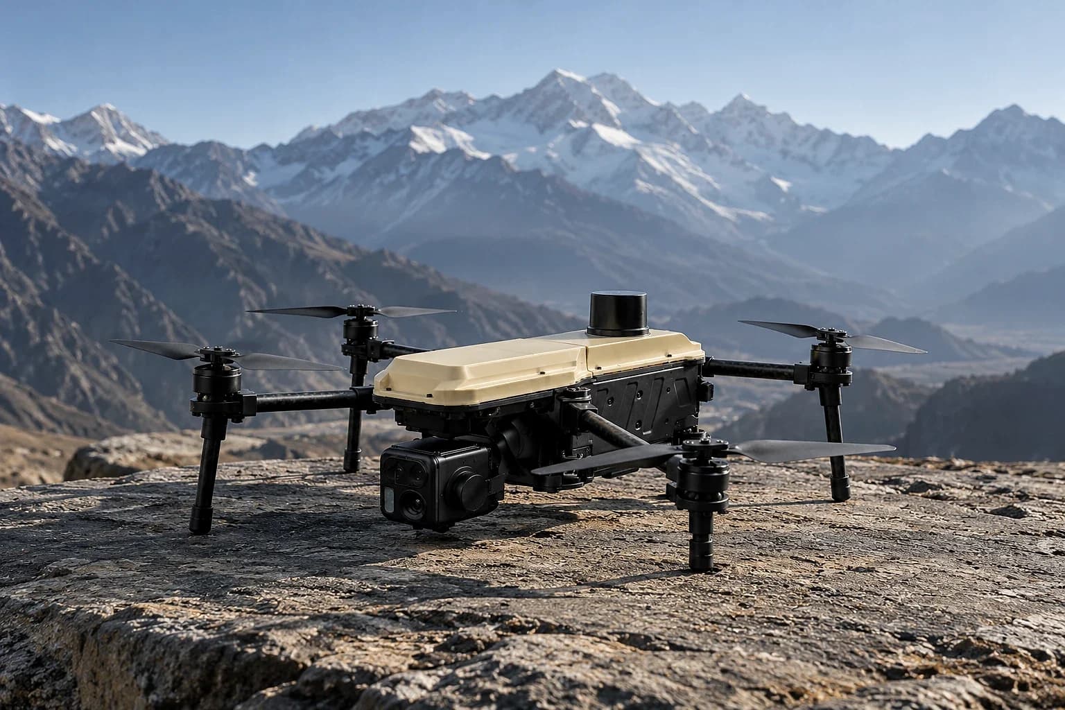 Saksham, an Indian made enterprise drone