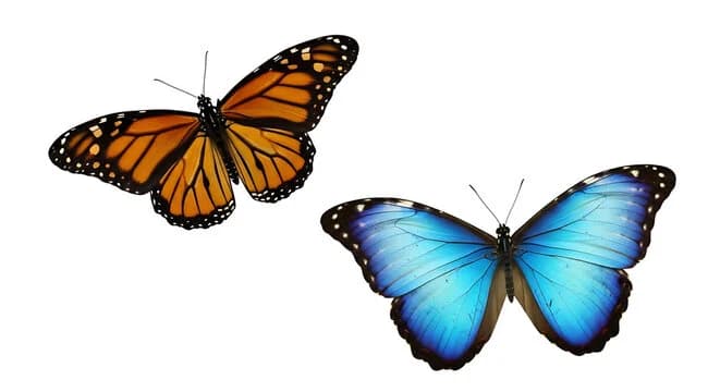 Titli by NVX bionic butterfly product media showing orange and blue wing styles