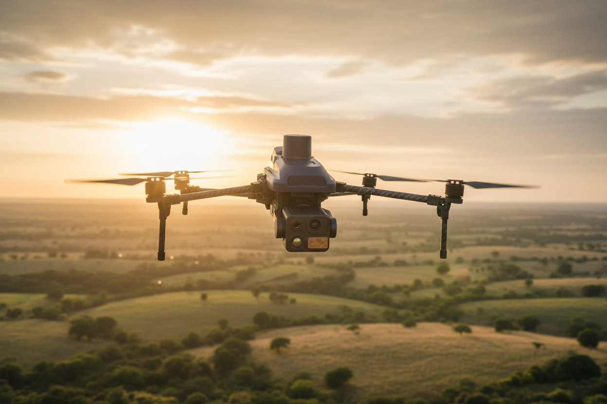 SAKSHAM 4T Drone - Ultra Realistic Flight